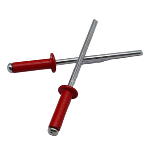 Remache ciego de aluminio rojo de apertura rápida, remache ciego de aluminio y hierro - Product Image 1