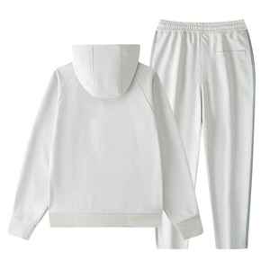 Chándal personalizado con cremallera de mezcla de algodón con forro suave con detalles finos y artesanía de primera calidad para un estilo de vida activo y elegante - Product Image 3