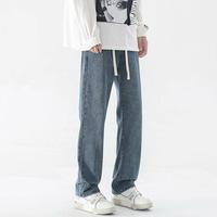 Jeans pour jeunes hommes de haute qualité, personnalisables, couleur sur mesure, coupe droite, en denim de coton élastique, doux et coupe-vent – Grande Vente