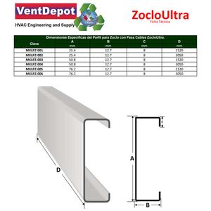 แผ่นเหล็กสแตนเลสเกรด 304 ขนาด 20 เกจ รุ่น MXLPZ-003 ขนาด 2.5 นิ้ว x 1.52 เมตร - Product Image 3