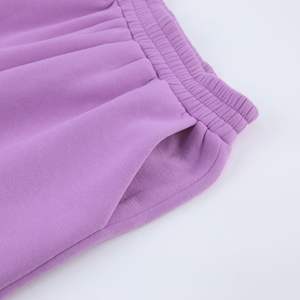 OEM Custom <b>Leisure</b> Sports Two Piece Hoodie <b>Suit</b> Set <b>Women's</b> Hooded Pocket Sweatpants Loose Thick <b>Women</b> Jogger Tracksuit - Product Image 4