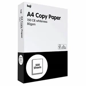 Pos Papierrollen White Bond Paper Offset 70g 75g 80g zum Drucken 55g 60g 70g Carbon OEM Holz Logo Kunststoff Farb verpackung Tape MOQ