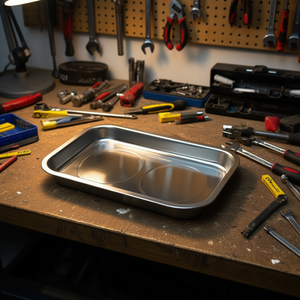 Gedore Stainless Steel Tray 240x140mm for <b>Tool</b> <b>Storage</b> - Product Image 3