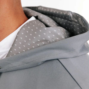 Vente en gros de sweats à capuche gris personnalisés pour hommes pull-over avec impression contrastée OEM/ODM Sportswear Streetwear - Product Image 2