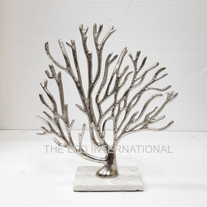 Accesorios de Decoración para el Hogar Nórdicos al por Mayor, Estatua Escultural de Mesa, Adornos para Decoración del Hogar, Forma de Árbol de Metal de Aluminio - Product Image 2