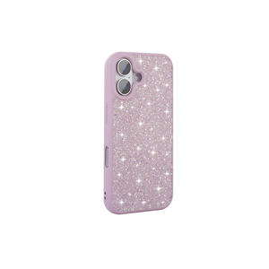Funda de Silicona de Lujo con Diseño de Diamantes de Imitación Brillantes para iPhone 16 Plus, Cubierta Trasera Protectora Premium, Electrochapada, Estilo INS 7plus - Product Image 1