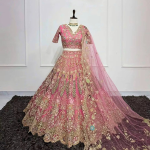 slim fit dress slacks Premium Indian Bridal Dress in Lehenga and Choli Style Custom Sizes main image 1