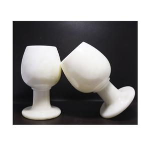Verre à boire en marbre fabriqué à la main Verre à boire en marbre blanc Verre en marbre de qualité supérieure pour la maison et la cuisine - Product Image 2