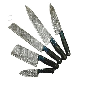 05ชิ้นมือที่ไม่ซ้ำกันทำดามัสกัสครัวเชฟชุดมีด (Smk1914) - Product Image 1