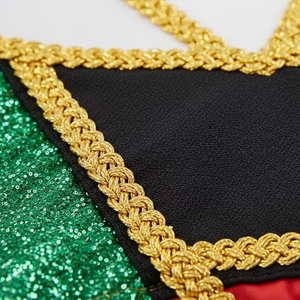 Disfraz de Mardi Gras para niños, traje de poliéster para niños, vestido elegante colorido, personaje de película, fiesta temática, puesta en escena, ropa de Cosplay - Product Image 4