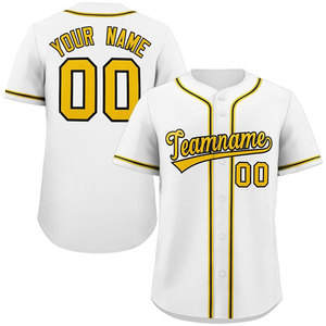 Jersey de béisbol personalizado con tela y detalles de materiales MOQ bajo Envío mundial Precio directo de fábrica Ajuste perfecto para equipos - Product Image 3