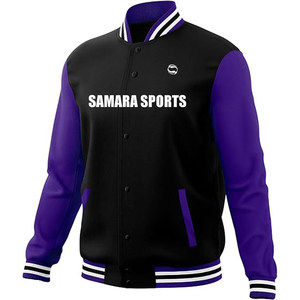 Chaquetas universitarias ligeras Béisbol Letterman Parche bordado Logotipo personalizado Impresión Mangas completas Chaquetas universitarias para jóvenes - Product Image 2