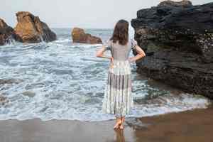 Cotton Block Print Summer <b>Dress</b> for Women Floral Boho Maxi Vacation Outfit Button <b>Dress</b> for <b>Weddings</b> and <b>Pregnancy</b> - Product Image 2