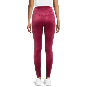 Leggings en velours pour femmes Fabricant professionnel de haute qualité Nouveauté Fabriqué au Pakistan Leggings en gros - Product Image 3