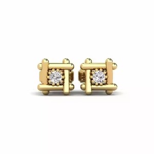 Trusted Supplier's Latest Design Diamond <b>Stud</b> Earrings for Women and Kids <b>Silver</b> Jewelry with Low Price and <b>Small</b> MOQ - Product Image 1