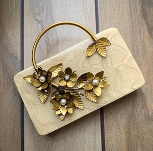 Antique Indian Designer Resin Bags Fashion Clutch for Women Handbag Vintage Style Handbag Handmade Resin with Affordable Price - Product Image 2