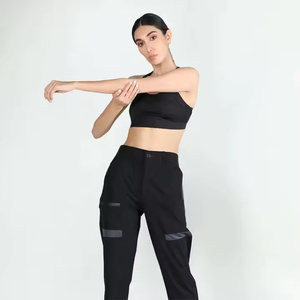 Pantalones Cargo de moda para mujer-Diseño cómodo y con múltiples bolsillos-Ideal para ropa informal y pantalones de chándal para exteriores - Product Image 2