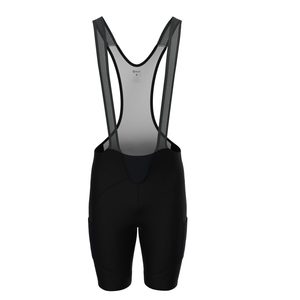 Cuissard de cyclisme pour homme avec poches - Noir Nuit rembourré sans coutures grandes tailles - Product Image 6