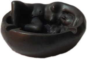 Cenicero de resina de diseño moderno con figura de dama desnuda, regalo personalizado para el hogar - Product Image 4
