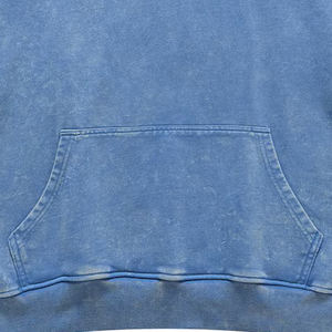 Vente en gros streetwear lourd 500 gsm sweat à capuche surdimensionné pull à capuche zippé lavage à l'acide sweat à capuche pour hommes - Product Image 4