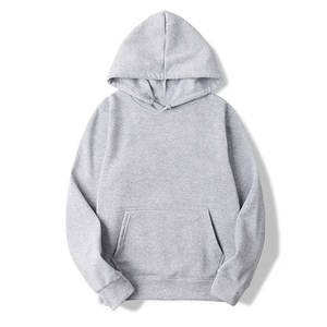 Sweat à capuche surdimensionné de haute qualité pour hommes Tissu polaire 30 couleurs sans cordon de serrage Logo personnalisé Hoodies unisexe - Product Image 5