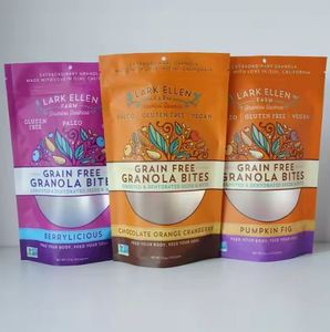 ถุงบรรจุกระดาษคราฟท์ย่อยสลายได้ถุงไมลาร์มีซิปล็อกแบบตั้งได้พิมพ์ลายอาหารได้ตามต้องการ - Product Image 4