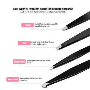 Kit de pince à épiler pour sourcils Oem personnalisé de haute qualité vente en gros pas cher pince à cils et sourcils - Product Image 5