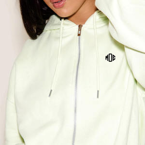 Sweats à capuche en coton de luxe personnalisés pour femmes, vente en gros, logo personnalisé, fabricant, toucher doux, streetwear B2B, sweats à capuche USA, streetwear - Product Image 2