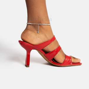 Tobillera de tenis de 3mm de diamante de moissanita de corte redondo chapado en oro blanco de 14K para mujer joyería fina elegante - Product Image 2