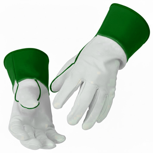 Gants de soudage TIG en cuir de vachette industriel, gants de soudage MIG, résistants à la chaleur, isolés, à manchette longue, gants de sécurité - Product Image 6