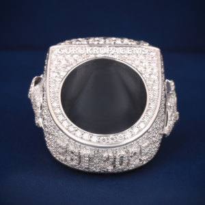 925 argent Design Unique glacé Moissanite rond brillant coupe VVS clarté diamant luxe Original Hip Hop bijoux - Product Image 4