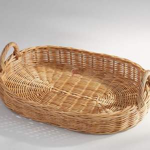 Cesta de Pan de Ratán Natural, Cesta de Frutas, Tazones Tejidos, Cesta de Pan de Ratán Hecha a Mano para Servir - Product Image 2