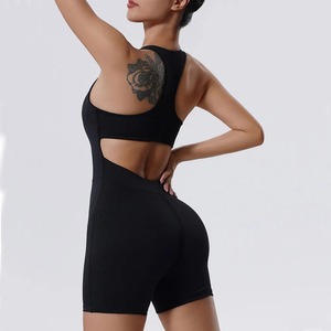 Yoga Jumpsuits Sports Fitness One-Piece Yoga Sleeveless Workout Clothes Running Sportswear Tight Training Tracksuits - Product Image 4