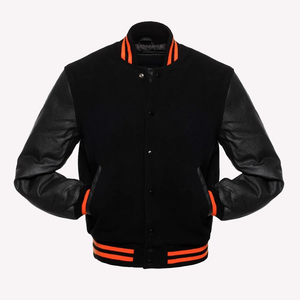 Venta caliente de buena calidad, parches y etiquetas con logotipo bordado hecho en fábrica, chaqueta Varsity para hombres, ropa Unisex, chaqueta Varsity con estilo - Product Image 2