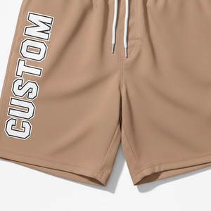 Pantalones Cortos Personalizados para Hombre con Logotipo, Tela Satinada, Cierre de Botones, Cintura Alta, Secado Rápido, Transpirables, Ecológicos, Ropa Casual para Gimnasio, Deportes y Entrenamiento - Product Image 2