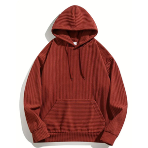 Sudadera con Capucha de Franela de Algodón Retro para Hombre de Invierno |   Sudadera Deportiva Informal TWILL SPORTS con Diseño de Bolsillo |   Ecológico y Transpirable - Product Image 1