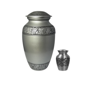 Urna de Cerámica Metálica de Lujo Más Vendida, Elegante Contenedor Conmemorativo para Cremación, para Exhibición en Interiores y Exteriores, Disponible para la Venta - Product Image 6