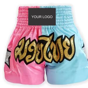 Pantalones Cortos de Muay Thai Tradicionales Unisex para Adultos, Duraderos, Ligeros, de Secado Rápido, 100% Poliéster, Equipo de Entrenamiento para Artes Marciales Mixtas (MMA) - Product Image 1