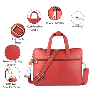 2025 Designer de luxe OEM sac d'ordinateur portable en cuir véritable fait à la main en cuir PU grande capacité et Durable pour les voyages de bureau-Vente en gros - Product Image 6