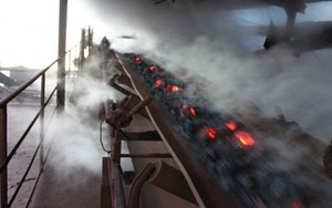 สายพานลำเลียงยางทนความร้อนสูงพิเศษ SHR [T2] 315/3 หนา 8 มม. 3 ชั้น 180 องศาเซลเซียส / 356 องศาฟาเรนไฮต์ ผลิตโดย Machiniya Industries ความยาว 200-300 เมตร - Product Image 4