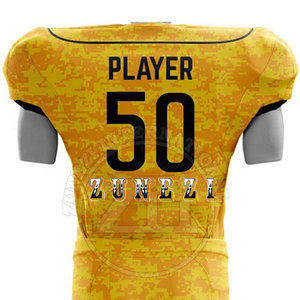Uniforme de Fútbol Americano para Adultos de Último Diseño, Transpirable, Talla Grande, Manga Corta, Precio al por Mayor - Product Image 5