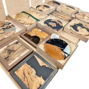 Logo personnalisé planche à découper en bois résine époxy article cadeau fournisseur OEM Vietnam - Product Image 6