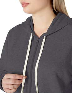 Sweats à capuche et fermeture éclair pour femme, design personnalisé, haute qualité, 100% matériau pur - Product Image 5