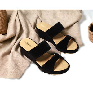 Sandale à semelles compensées de haute qualité confort sans effort décontracté doux avec semelle en caoutchouc durable tailles personnalisées - Product Image 5