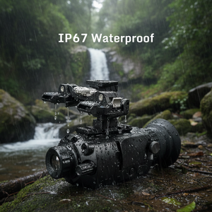 กล้องส่องทางไกลแบบติดหมวก <span class=keywords><strong>WOLF</strong></span> 6H พร้อมระบบถ่ายภาพความร้อนแบบตาเดียว กล้องมองกลางคืนอินฟราเรดแบบติดศีรษะ ความละเอียด 640x512 สำหรับกีฬากลางแจ้ง - Product Image 5