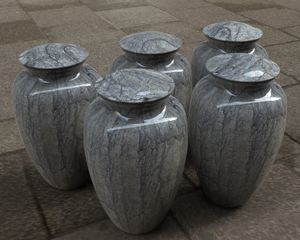 เถ้ากระดูกอลูมิเนียมหินอ่อนสไตล์ใหม่สำหรับงานศพของสัตว์เลี้ยงเถ้ากระดูกสำหรับงานศพผลิตจากผู้ผลิตอินเดีย - Product Image 4