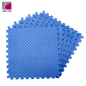 Tuile en mousse EVA écologique 60x60cm, motif en relief de feuilles, épaisseur 10mm, couleurs personnalisées pour salle de sport ou stand d'exposition/salon professionnel - Product Image 2