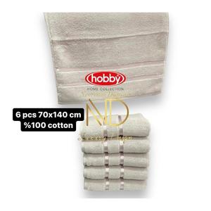 Hobby Dolce Light Lilac 50x90 Juego de toallas de baño de 6 piezas - Product Image 1