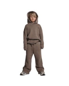 Conjunto de sudaderas con capucha de chándal de dos piezas para niños pequeños de alta calidad 2025 2025 ropa de invierno para niños, chándal, conjuntos para correr para bebés - Product Image 4