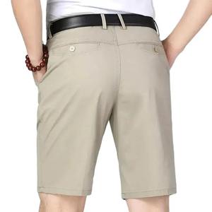 Pantalones cortos de algodón 100% para hombre, pantalones cortos hasta la rodilla, ropa cómoda de marca clásica, pantalones cortos de playa, pantalones cortos para hombre - Product Image 1